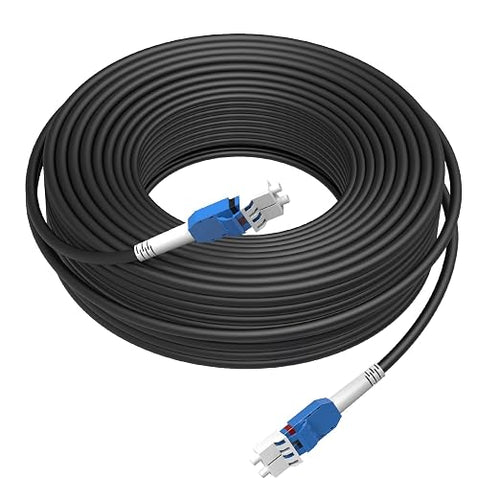 1M/3FT LC to LC Armored Outdoor Fiber Optic Cable, Single Mode Duplex 9/125μm by Unknown