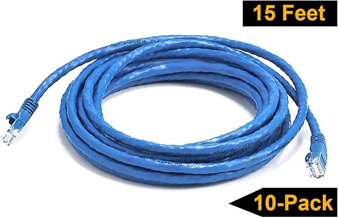 iMBAPrice 1' Cat5e Network Ethernet Patch Cable, 10 Pack - Image 6