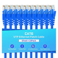 Cat6 Ethernet Cable 6 Feet 10 Pack Network RJ45 Cat6 Internet Patch Cable by XANHAM