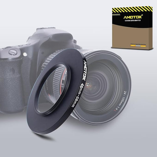 46mm Lens to 58mm Camera Lens Adapter, 46mm to 58mm Filter Step-Up Adapter Ring - Image 2