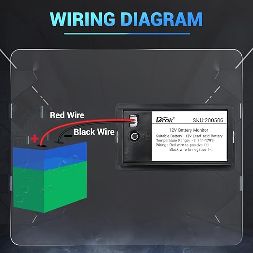 DROK RV Battery Monitor 12v - Image 4