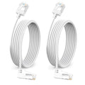 Flexible Cat 6A Ethernet Cable 270° Up Angled 1.6 Feet 2Pack, 10Gbps High-Speed by DUTEVOLNS