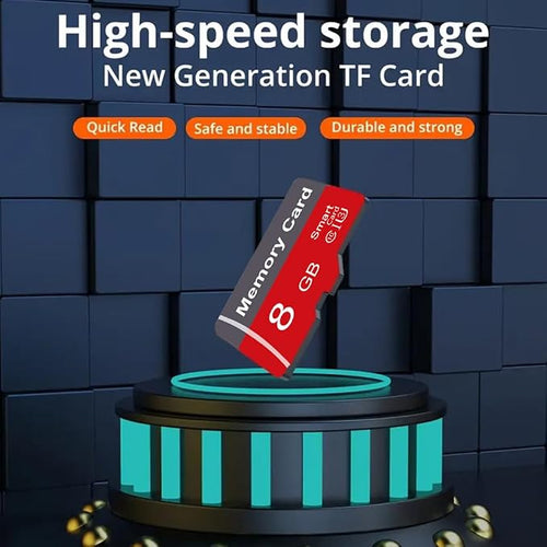 2 Pack Memory Card 8GB with Adapter, High Speed TF Card, UHS-I C10 A1 Memory TF - Image 2