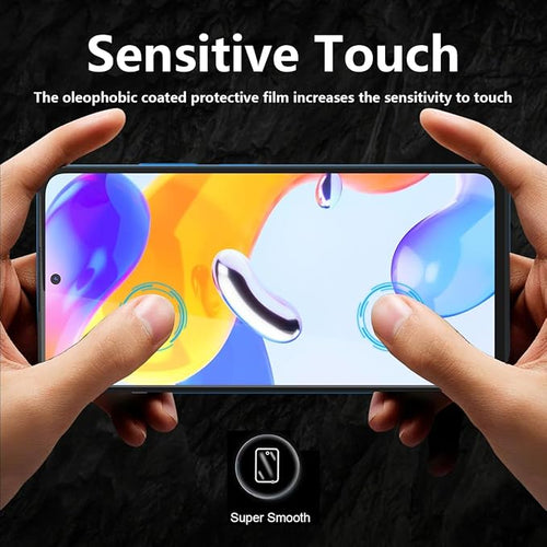 3+2 Pack Tempered Glass for Xiaomi Redmi Note 11 Pro 5G/4G Screen Protector - Image 2