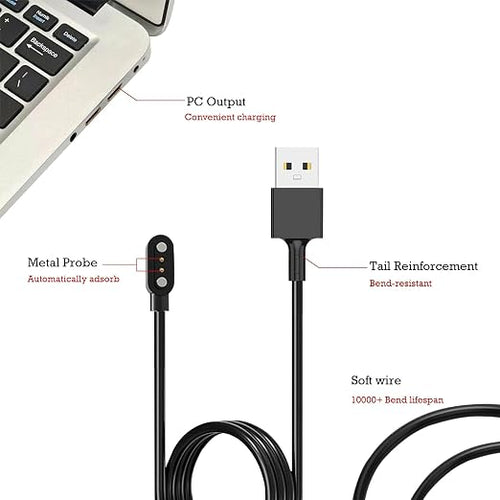 2 Pack Smart Watch Magnetic Charging Cable - Image 2