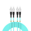 FC/UPC-FC/UPC Fiber Patch Cable OM3 100Meter/328ft 10GB Multimode Jumper Duplex by Buacoz