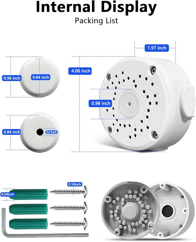 【Only Compatible with Bullet Cameras】 Universal Bullet Security Camera Mount - Image 5