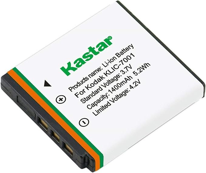 Kastar 4-Pack K7001 Battery and AC Wall Charger Replacement - Image 2