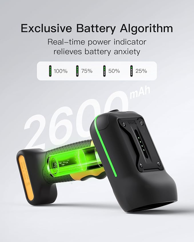 Inateck Industrial Barcode Scanner Bluetooth, 1D 2D QR Code Scanner Wireless - Image 6
