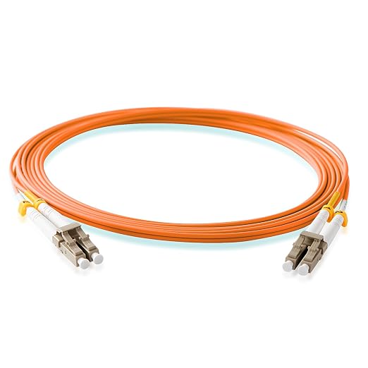 OM1 LC to LC Fiber Patch Cable 20m/66ft, Length Options:0.2m-20m, 1G/10GB - Image 3