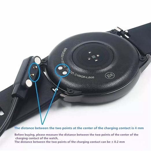 Smart Watch Universal Charger Magnetic, da fit Smartwatch Accessories 2 Pin 4mm - Image 3