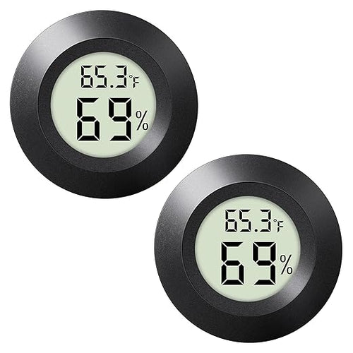 2 - PACKMini Digital Hygrometer Indoor Humidity Meter & Round Temperature by Unknown