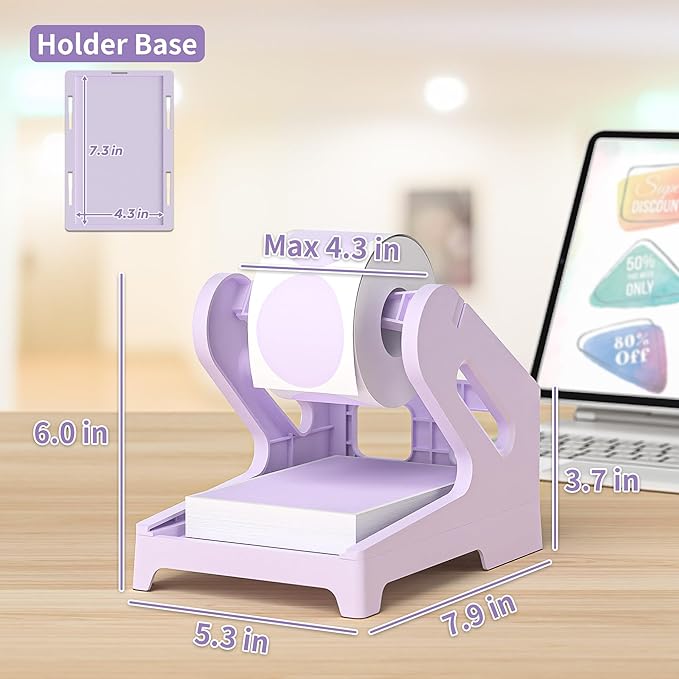 PONNOR Label Holder Thermal Label Holder - Image 2