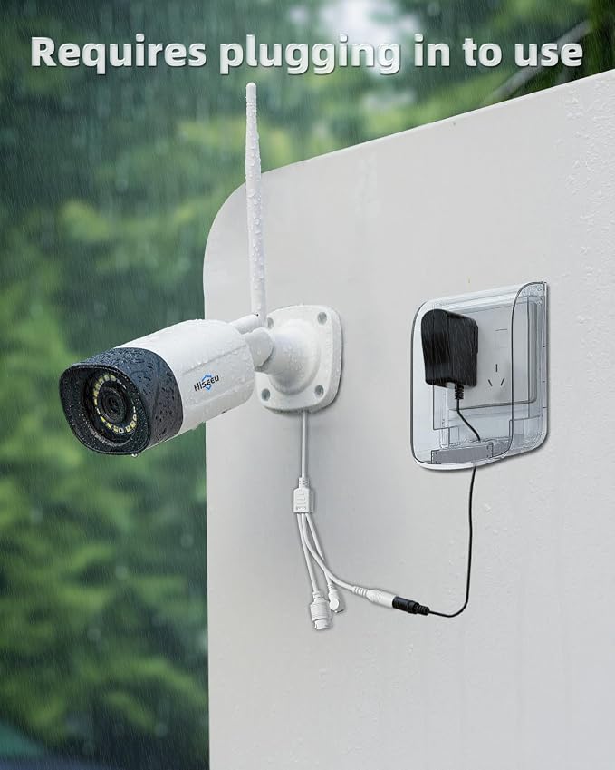 Hiseeu 5MP Outdoor WiFi Security Camera System, 16CH 8 Cam Kit, 2-Way Audio - Image 5