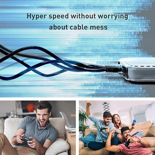 Ethernet Cable 10 ft, Cat 8 Ethernet Cable High Speed Ethernet Cable 40Gbps - Image 2