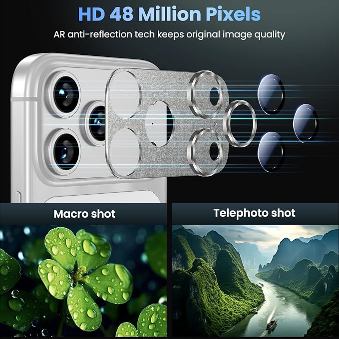 Uyiton Compatible with iPhone 17 Pro Camera Lens Protector - Image 3