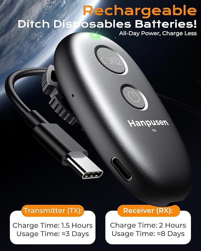 for Panasonic LUMIX Camera Rechargeable Remote Shutter Release - Image 3