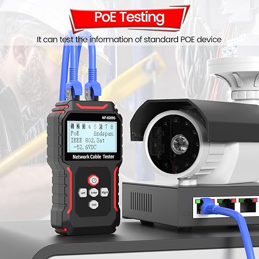 NF‑8209S Network Cable Tester – Upgrade LAN Network Cable, Ethernet Cable Tester - Image 6
