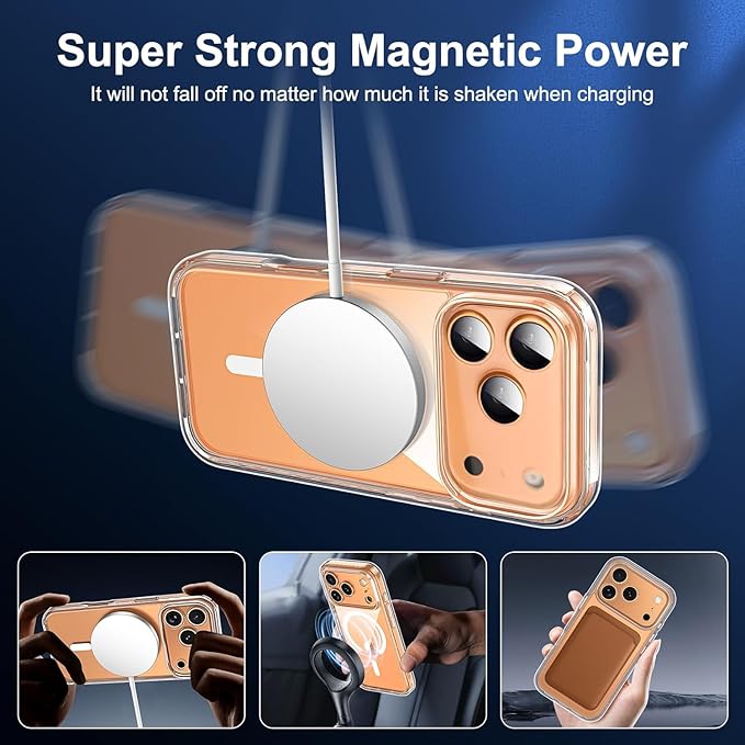 for iPhone 17 Pro Max Case Clear, Magnetic iPhone 17 ProMax Case - Image 5