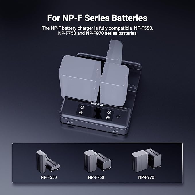 NEEWER NP-F970 4 Channel Charger - Image 7