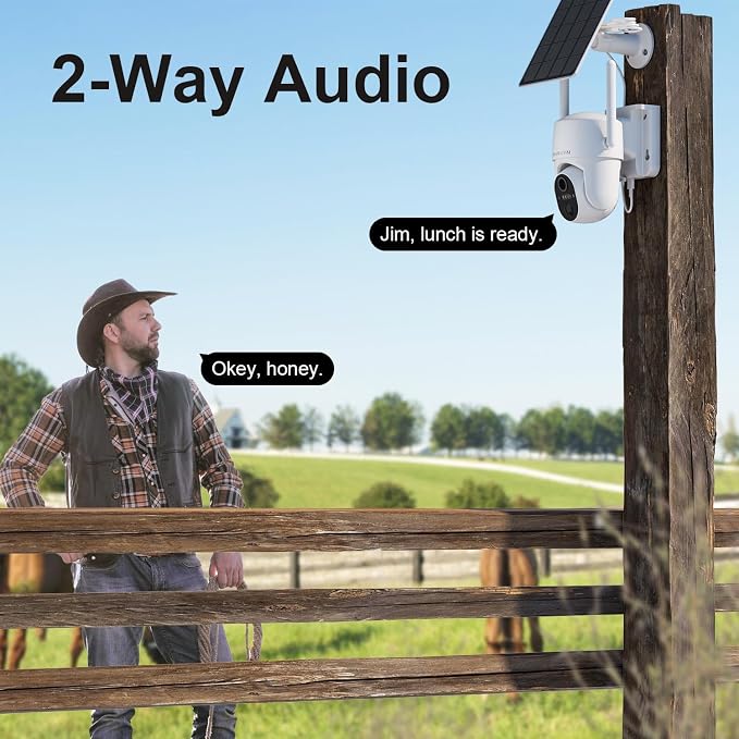 HOSAFE.COM 4G LTE Cellular Solar Security Camera Wireless Outdoor, Free Cloud - Image 8