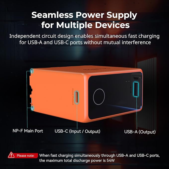 SMALLRIG 10500mAh Replacement USB-C Battery - Image 7
