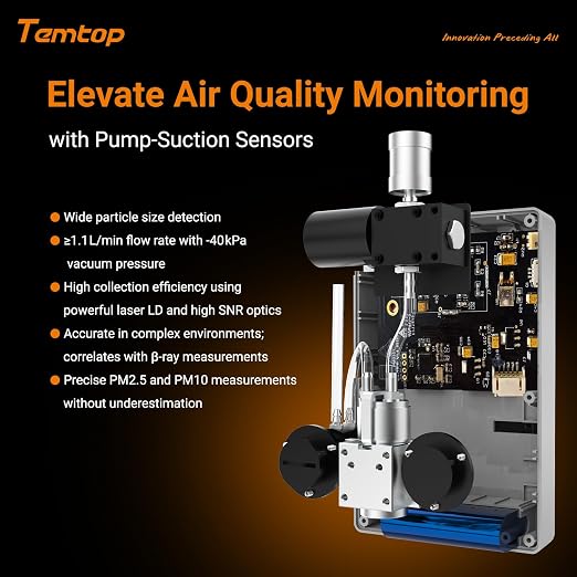 Temtop PMD371 Professional Particle Counter: Comprehensive Portable Particulate - Image 3