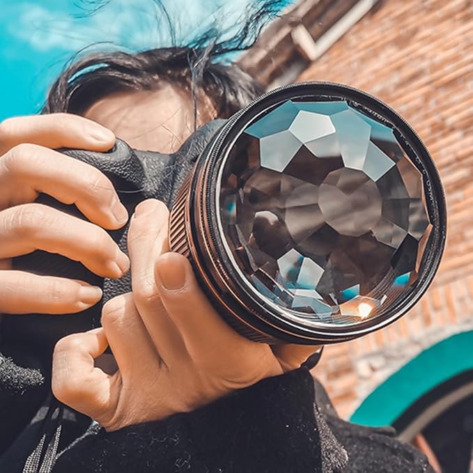 Kaleidoscope Lens Filter 58mm Camera Lens Effect Filters Fractal Photography - Image 2