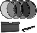 NEEWER 67mm ND Lens Filter Kit: ND2 ND4 ND8 ND16, Lens Cleaning Pen, Filter by Neewer