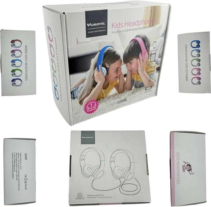 Toddler Headphones Wireless, 5 Button Easy use - Image 2