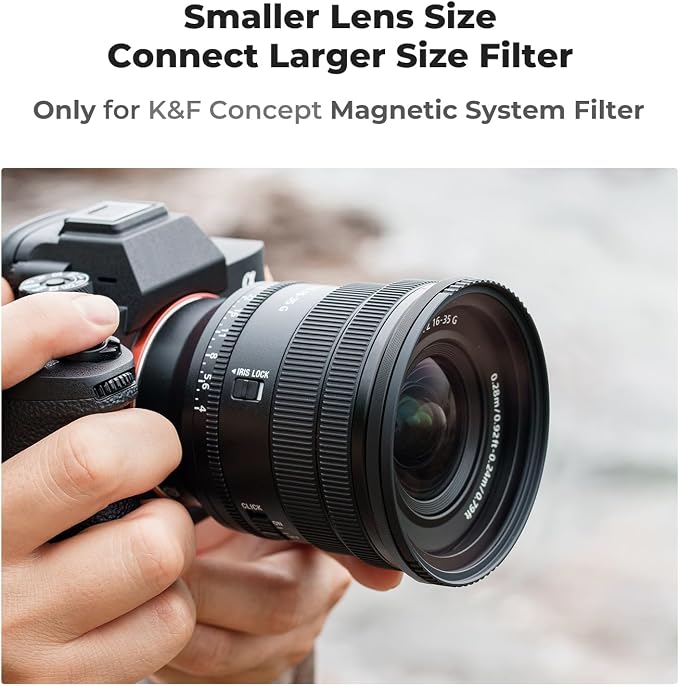 K&F CONCEPT 72-77mm Magnetic Filter Adapter Ring, - Image 2