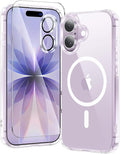 toushion 3 in 1 for iPhone 17 Case Clear, Fits MagSafe, Not Yellowing, Screen by Unknown