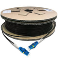 100 Meters Uniboot LC to LC Outdoor Armored Fiber Patch Cable, Low Friction by Bangun