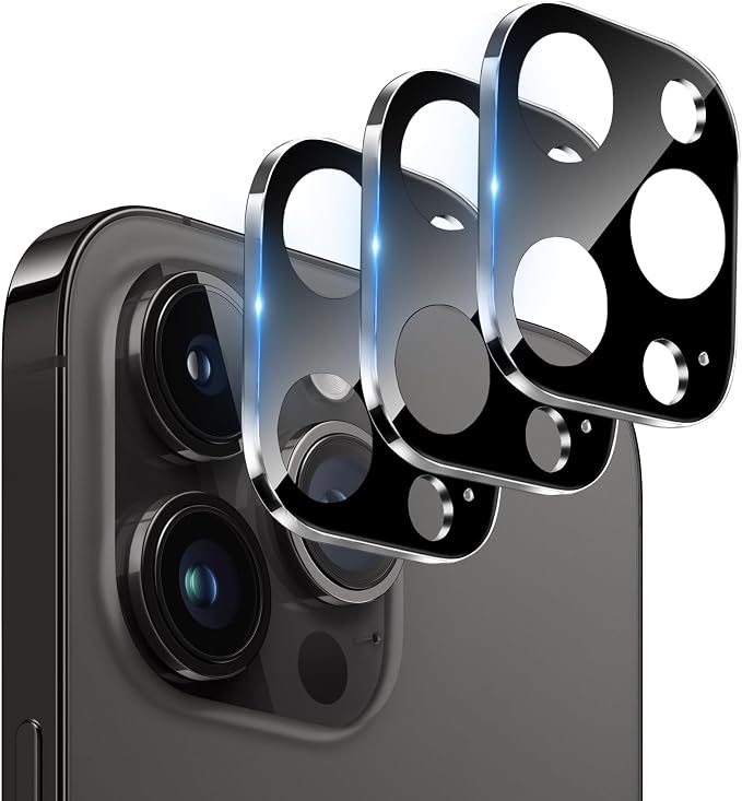 Dengduoduo 3 Pack Tempered Glass Camera Lens Protector by Dengduoduo