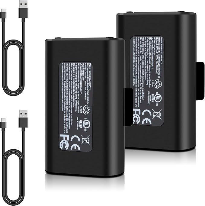 2 Pack Rechargeable Battery Compatible by DFTIM