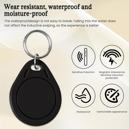 10pcs T5577 RFID Keyfobs 125kHz Writable T5577 Key Tags Proximity ID Card Token - Image 4