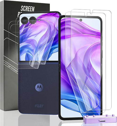 2 Pack for Motorola Razr+/Plus 2024 Screen Protector Flexible TPU Film by Unknown