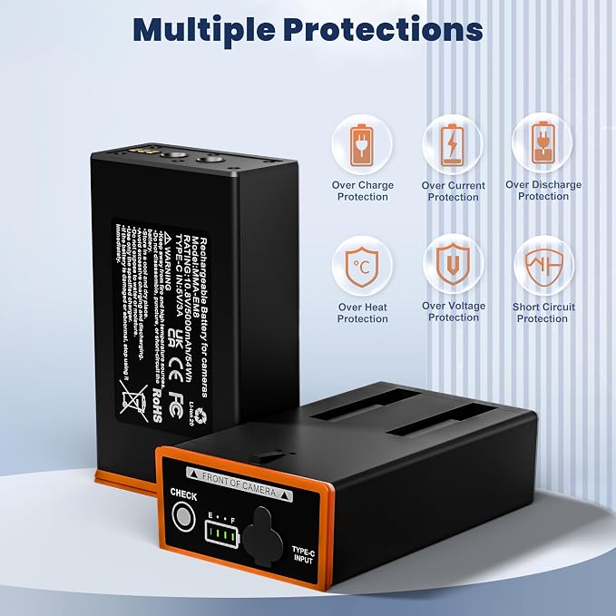 4-Pack 5000mAh Replacement Battery - Image 7