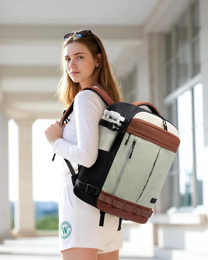 LOVEVOOK 40L Travel Backpack for Women Men, Airline Approved Carry On Luggage - Image 2