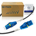 50-Pack - 3m Uniboot LC to LC Armored Fiber Patch Cable, Singlemode 9/125um by Bangun