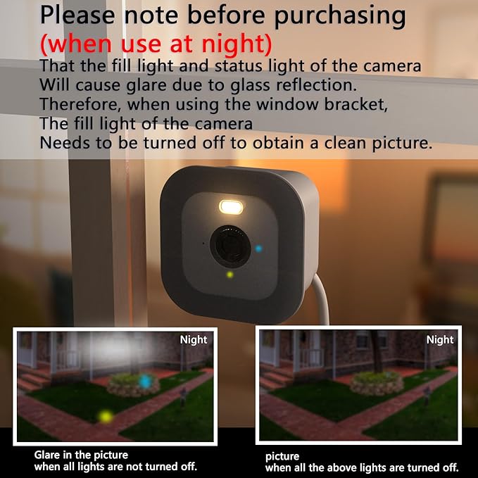 2 Pack Window Mount for Blink Mini 2, Blink Mini 2K+ Camera, Adhesive Camera - Image 3