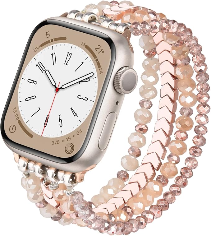 MOFREE Beaded Bracelet Apple Watch Band by MOFREESpecialGiftsforHer