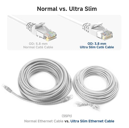 Cable Matters 10Gbps Snagless Cat 6 Ethernet Cable - 14ft - Image 4