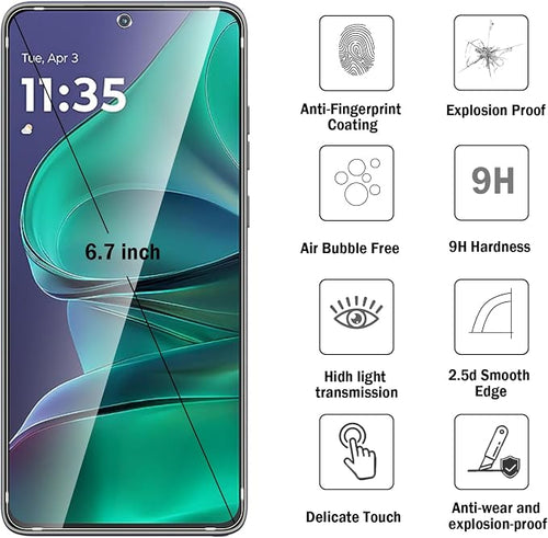 2+2 Pack for Moto G Stylus 2025/Moto Edge 60 Stylus Screen Protector - Image 2