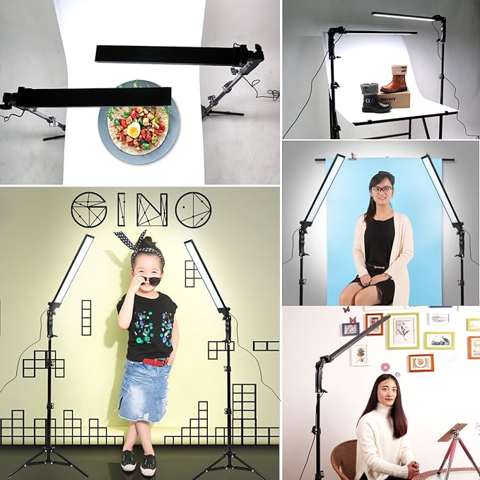 180 LED Light Photography Studio LED Lighting Kit Handheld Wand Stick - Image 6