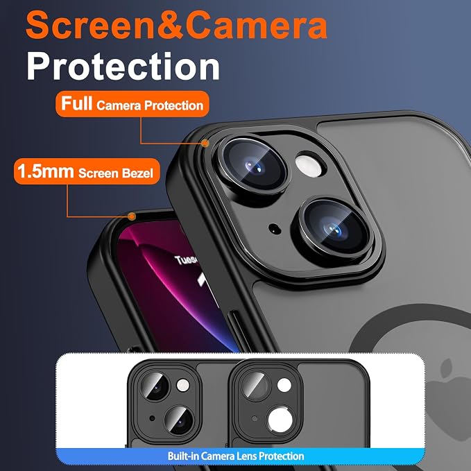 for iPhone 15 Plus Case with Privacy Screen Protector and Camera Protection - Image 6