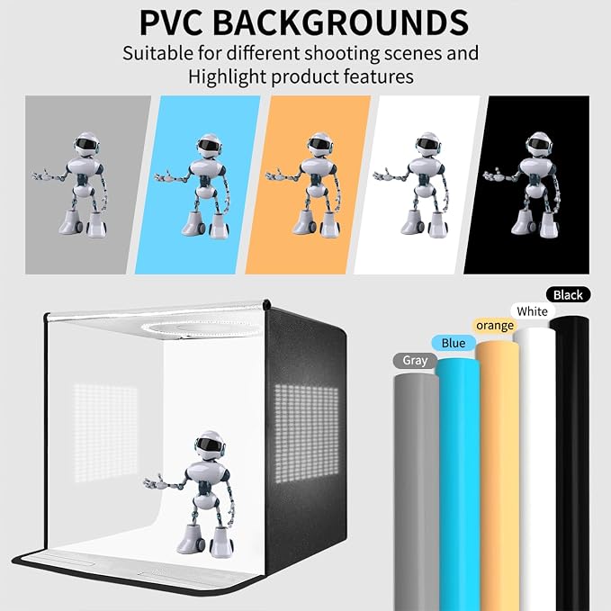 Pro 24"x24" Photo Studio Light Box 3-Side Light Panel/3-Temp/Dimmable - Image 6