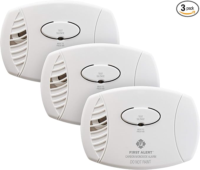 FIRST ALERT CO400-3 Carbon Monoxide Detector, Battery Operated by FirstAlert