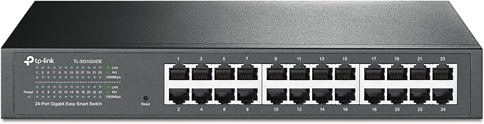 TP-Link 24 Port Gigabit Switch Easy Smart Managed Plug & Play Desktop/Rackmount by TP-Link