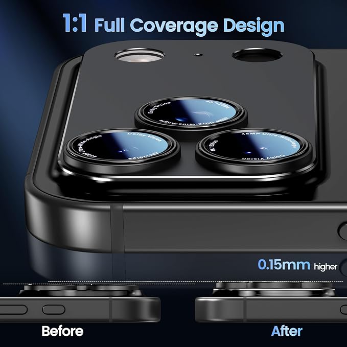 CACOE Camera Lens Protector for iPhone 17 Pro Max - Image 2